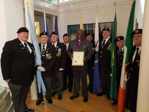 Kenyan Diaspora Honored in Ireland for good work in the community Bishop Amos Ngugi