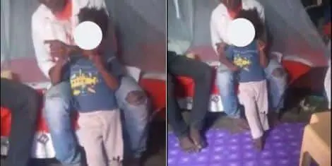 Child smoking marijuana