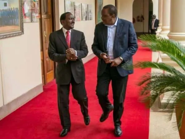 Kalonzo and Uhuru