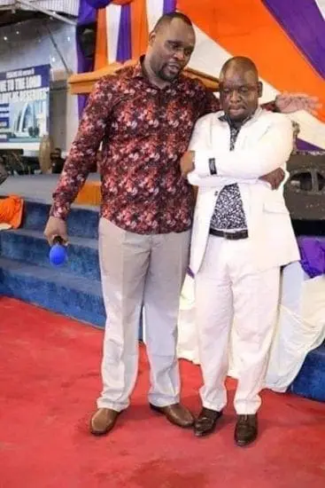 Bishop Robert Wafula handing over his resignation