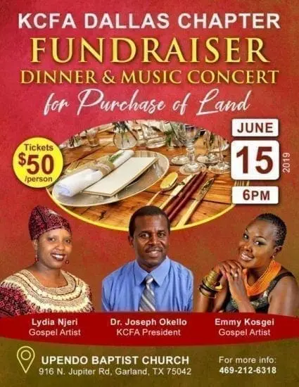 KCFA Dallas Chapter Fundraiser KCFA Dallas Chapter Fundraiser, Dinner and Music Concert