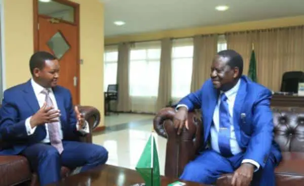 Governor Alfred Mutua in 2022 'presidency talks' with Raila