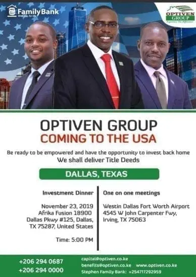 OPTIVEN REAL ESTATE BUILDING RELATIONSHIPS IN DALLAS TEXAS