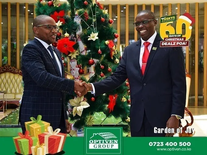 60 days of Christmas: Tuskys partners with Optiven Limited 2 Tuskys