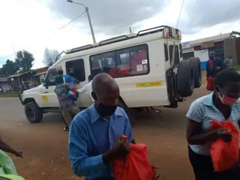 VIDEO: CCTV Footage Of Landcruiser That Donated Fake Ruto Food