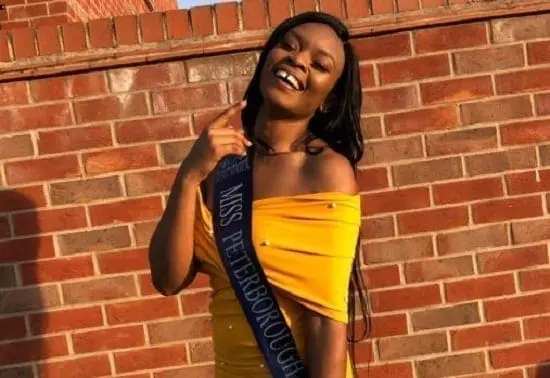 Kenyan Girl Nelly Ndungu in the Finals of Miss Africa Great Britain