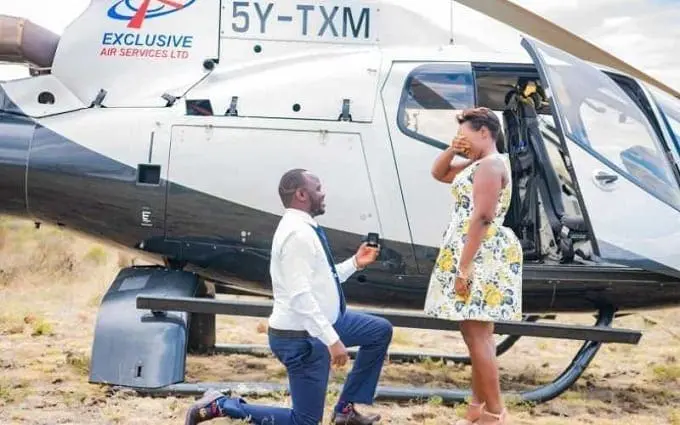 Celebrity Marriage Proposals From live shows to chopper rides