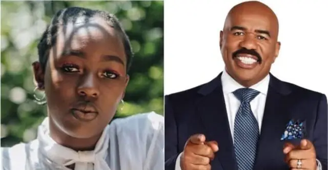 Excitement As Steve Harvey Recognizes Elsa Majimbo's Talent