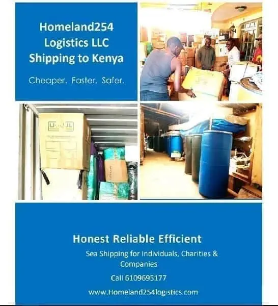 Shipping To Kenya From USA: Homeland 254 Logistics 1 Shipping To Kenya From USA: Homeland 254 Logistics