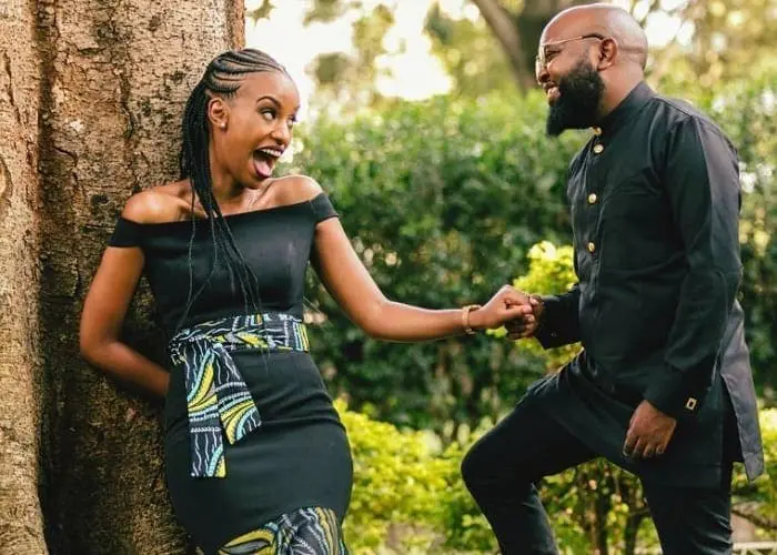 Photos of Gospel singer James Muhia and Fiancée's Traditional Wedding