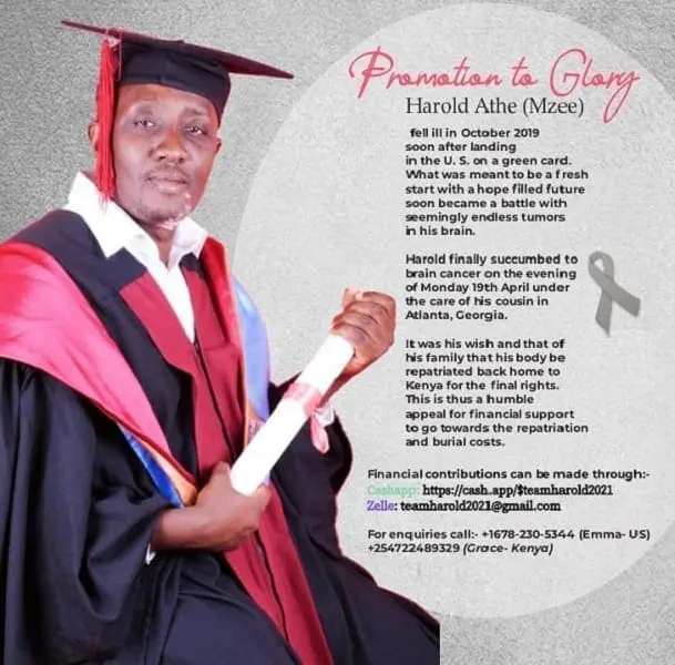 Death Announcement For Harold Athe Of Atlanta, Georgia 2 Death Announcement For Harold Athe Of Atlanta, Georgia