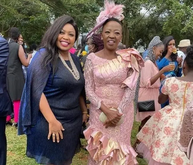 List of top politicians who attended June Ruto’s wedding-Uhuru Missing 3 Elizabeth Omanga with June Ruto 1