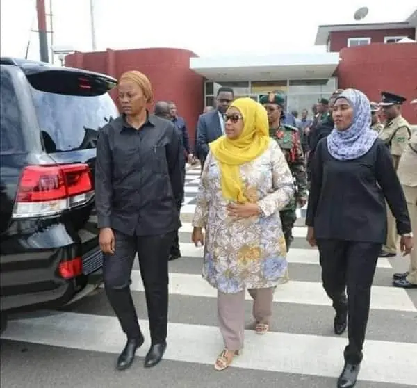 VIDEO: Samia Suluhu Hassan's All Female Bodyguards