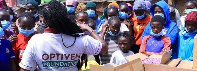 Girls Benefit As Optiven Donates Pads To Mark World Menstrual Day 3 Optiven