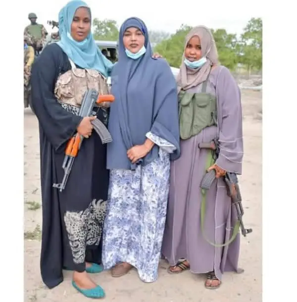 PHOTOS: Kenyan MP Anab Subow Gure's Armed Female Bodyguards