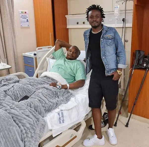 DP Ruto And A Host Of VIPs Visit Starehe MP Jaguar In Hospital 4 Bahati Jaguar