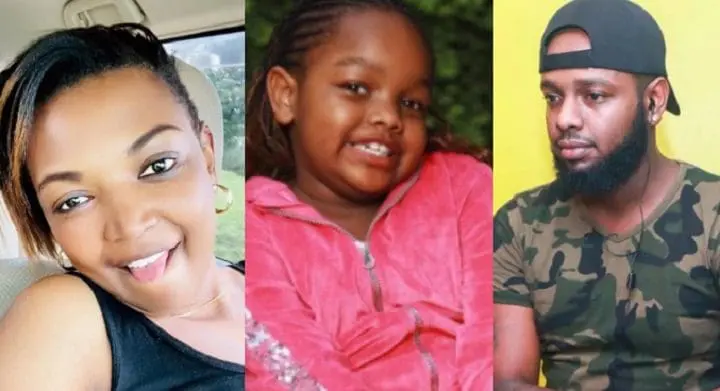 Karen Nyamu and first baby daddy DJ Saints Celebrate daughter's birthday