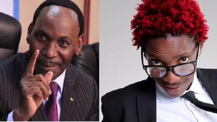 Eric Omondi Celebrate Moral Cop Ezekiel Mutua's Sacking