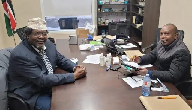 Miguna Miguna Registers As A Voter In Toronto, Canada
