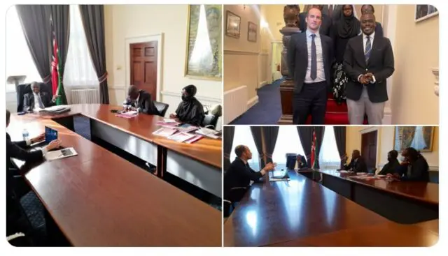 Johnson Sakaja Arrives in UK to Welcome Ruto and Mudavadi