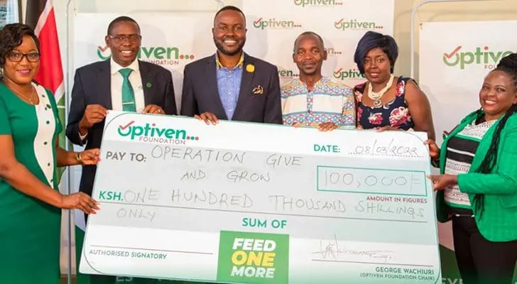 Optiven Intervenes in Drought Mitigation for Communities