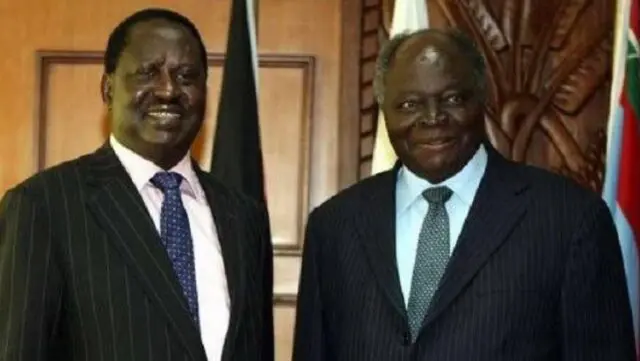 Raila Defies Kibaki Family, Clergy and Talks About Politics