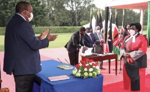 CJ Martha Koome Calls For President Uhuru's Impeachment