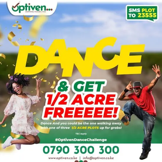 Public Joins Optiven Dance Challenge for Land Ownership