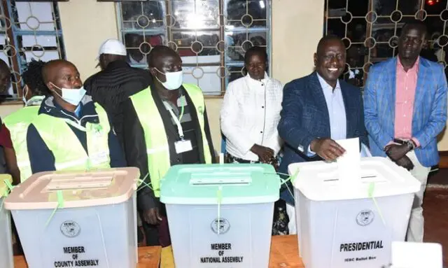 VIDEO: Early Bird-DP William Ruto Casts His Vote Early