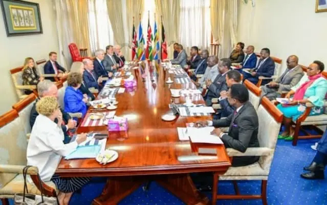 US Senator Chris Coons Meets with President-Elect William Ruto