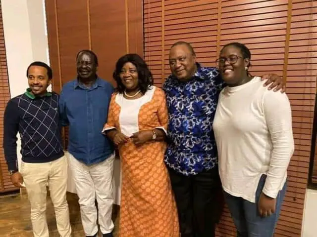 Raila’s Circle Criticised For Sharing Photos of His Swollen Face