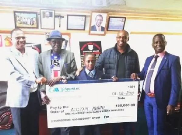 2022 KCSE Candidate Alistair Murimi who Scored A Gets a Job
