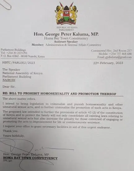 MP Peter Kaluma To Table Anti-Gay Law To Prohibit Homosexuality In Kenya 2 Peter Kaluma