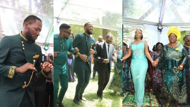 Colourful ceremony: Wetang'ula's son weds in a traditional wedding 1 Colourful Ceremony: Wetang'ula's Son Weds in A Traditional Wedding