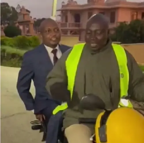 Ruto's Wrath: Moses Kuria Use Boda Boda to Cabinet Meeting