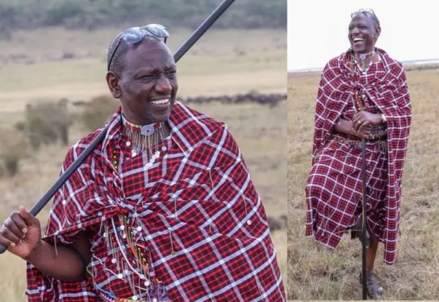 Fashion Moment: Ruto's Maasai Regalia Gets Kenyans Talking