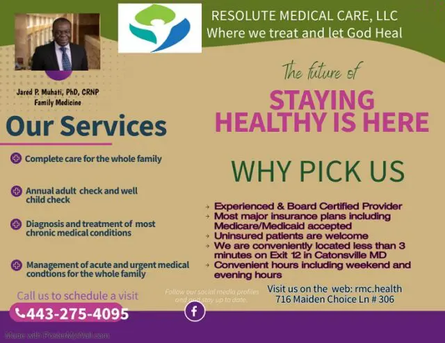 Kenyan Doctor Jared Muhati Runs a Successful Health Clinic in Baltimore MD