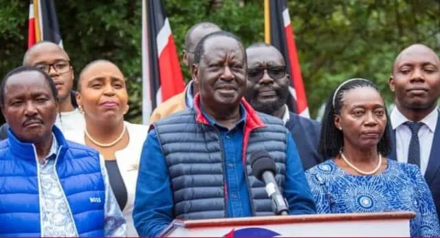 Raila Odinga denies claims of Fallout with Martha Karua & Uhuru