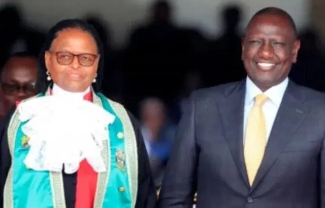 CJ Koome Meets Ruto at State House defying Raila's Advise