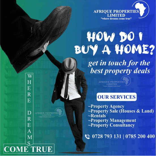 Good News: Afrique Properties best deals in property Management