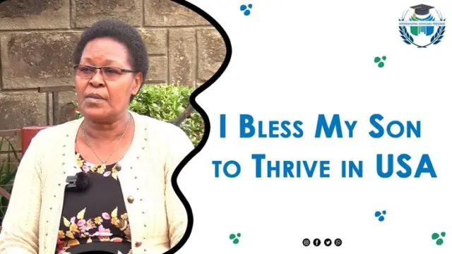 A Mother’s Pride: Timothy’s Journey to Study in the USA