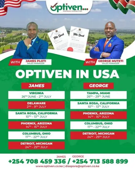 Join Optiven Team's Exciting Summer Tour in USA with James Ploti