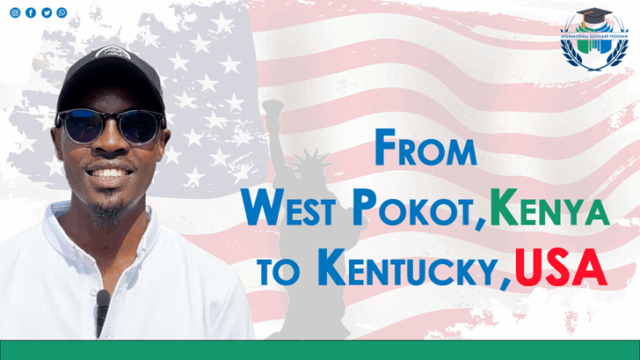 From Kapenguria, Kenya to Kentucky USA: Slyvan's Story