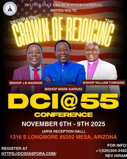 Deliverance Church at 55 Conference in the USA: Register now!