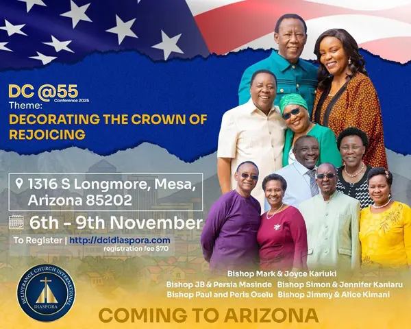 Five Weeks to the Deliverance Church at 55 Conference in USA