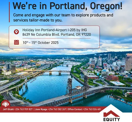 Come Meet Equity Bank Team in Oregon – Oct 10th to 15th