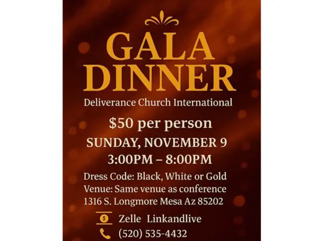 One Weeks to Go – Deliverance Church @55 Diaspora Conference