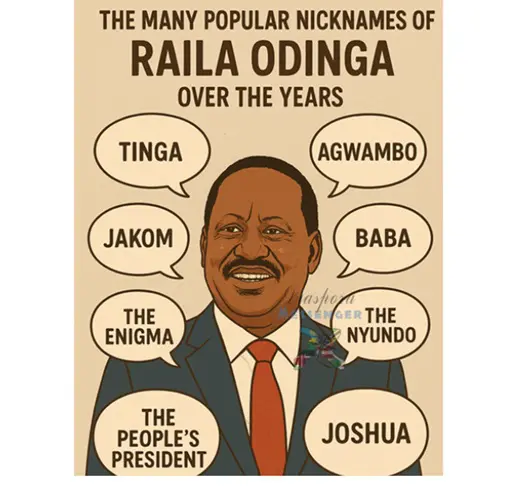 The Many Popular Nicknames of Raila Odinga Over the Years
