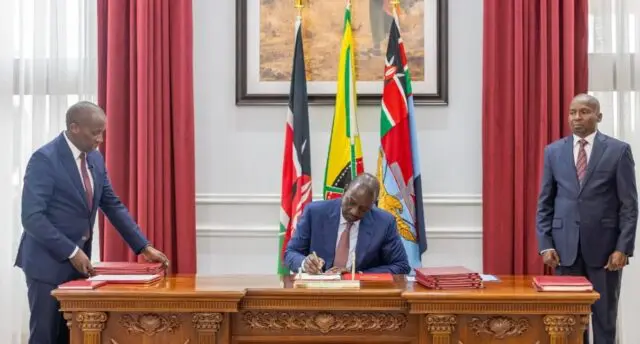 Raila's Death: The Bills that Ruto Signed into Law During Mourning