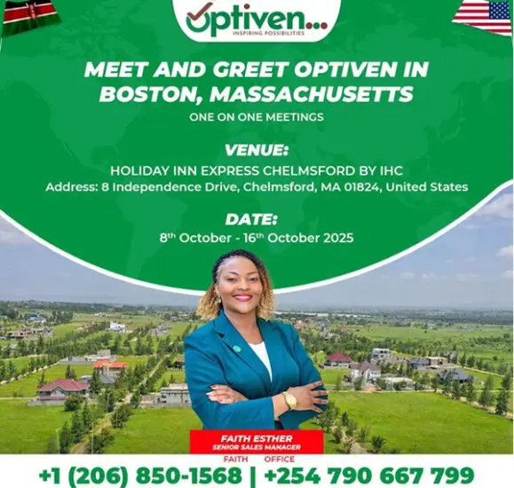 Meet Optiven Team In Boston, Massachusetts - Details 1 Meet Optiven Team In Boston, Massachusetts - Details
